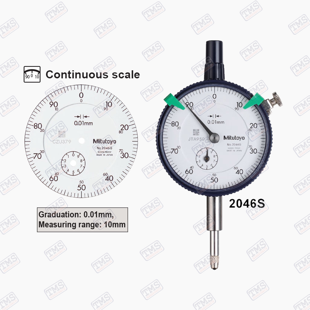 Metrica 41020 Comparateur de précision 0-10 mm 